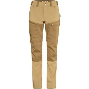 Fjällräven Abisko Midsummer Zip-Off Trousers Kvinder / Damer-dune Beige / Grønwheat Brun-40 - Bukser