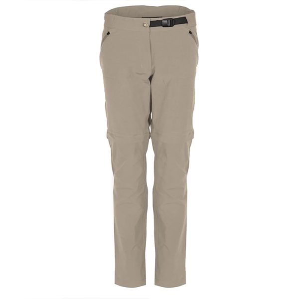 PineBrun Everyday Travel Zip-Off Dame-Beige-38 - Bukser