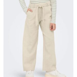 KIDS ONLY KOGTIZANA regular fit bukser i beige til piger