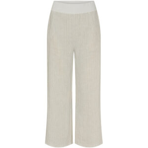 Marta Du Chateau dame bukser MdcAnette - Panna Beige 1752 Stripe