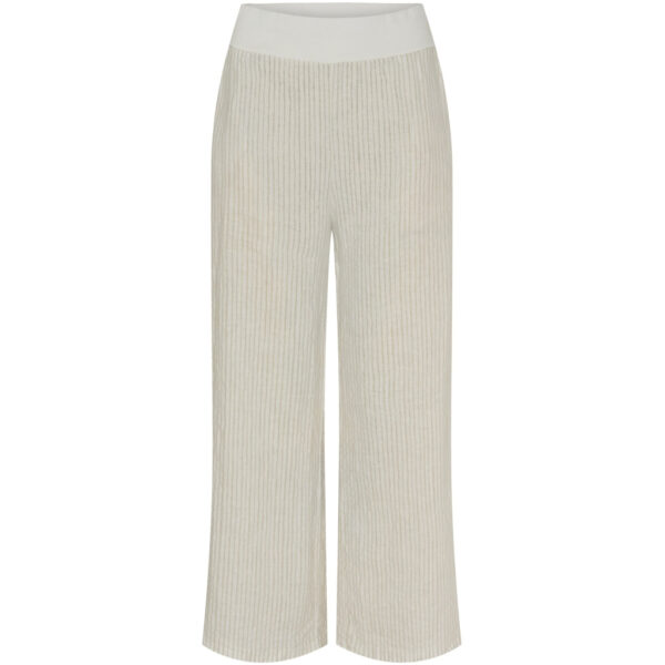 Marta Du Chateau dame bukser MdcAnette - Panna Beige 1752 Stripe